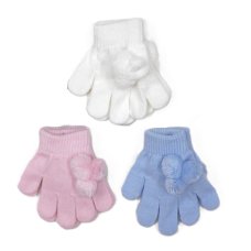 KIDS6201: Magic Gloves With Pom Poms (One Size)